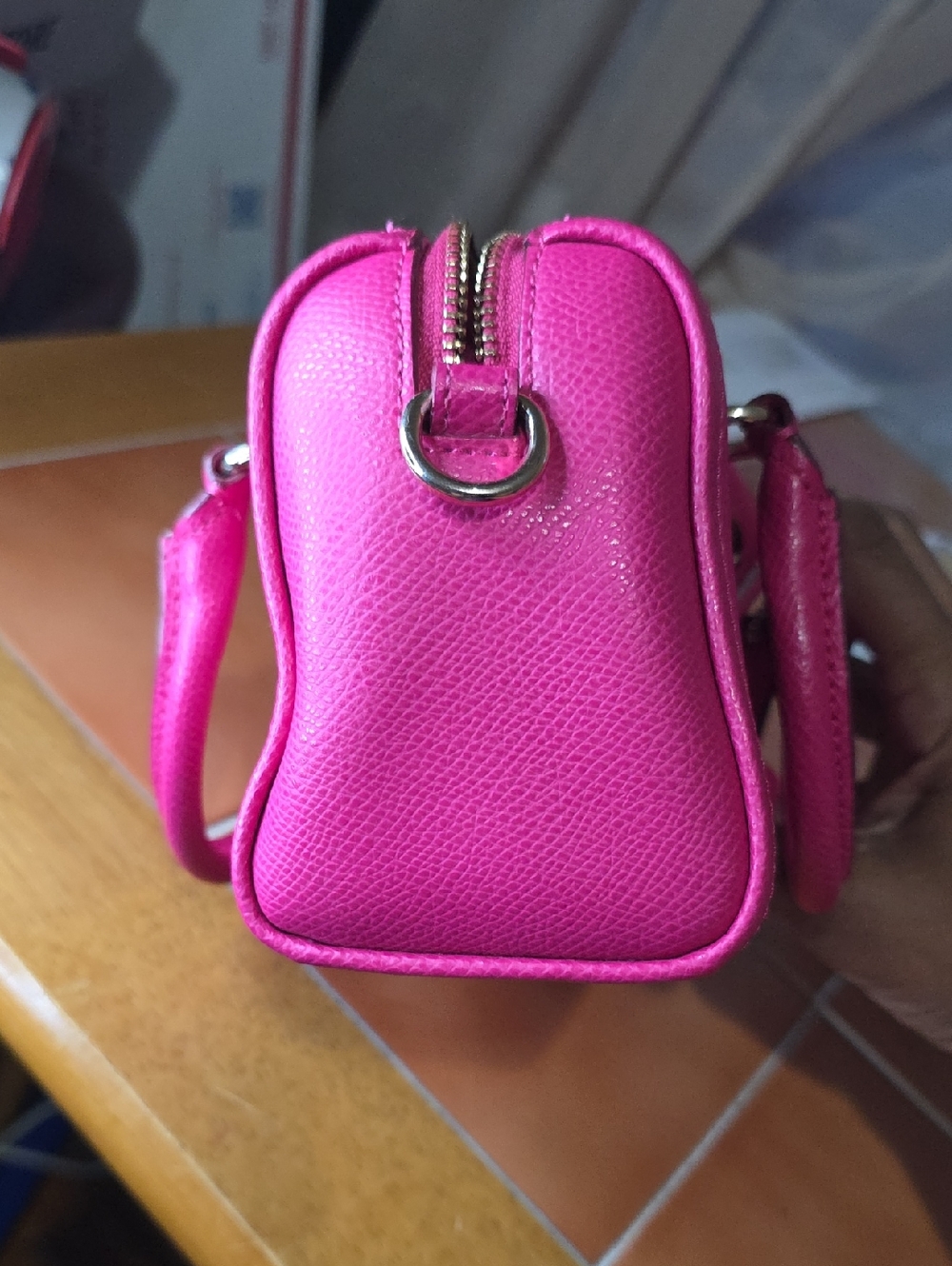Coach Leather Mini Bennett Satchel Crossbody – Pink Ruby (Like New) - Picture 9 of 13